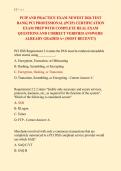 PCIP AND PRACTICE EXAM NEWEST 2026 TEST &NewLine;BANK&vert; PCI PROFESSIONAL &lpar;PCIP&rpar; CERTIFICATION &NewLine;EXAM PREP WITH COMPLETE REAL EXAM &NewLine;QUESTIONS AND CORRECT VERIFIED ANSWERS&sol; &NewLine;ALREADY GRADED A&plus; &lpar;MOST RECENT&excl;&excl;&rpar; 