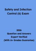 Safety and Infection Control Exam Questions and Answers &vert; Nursing Study Guide & Practice Test PDF 2026