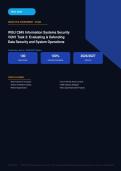 WGU C845 Information Systems Security VUN1 Task 3 Evaluating & Defending Data Security Actual Exam 2026&sol;2027 &ndash; Complete Exam-Style Questions &vert; 100&percnt; Verified &ndash; Pass Guaranteed &ndash; A&plus; Graded