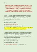 OB HESI FINAL EXAM NEWEST 2026&sol; 2027 ACTUAL &NewLine;EXAM TEST BANK&vert; OB HESI FINAL EXAM REVIEW &NewLine;WITH COMPLETE REAL EXAM QUESTIONS AND &NewLine;CORRECT DETAILED ANSWERS &lpar;VERIFIED &NewLine;ANSWERS&rpar; ALREADY GRADED A&plus; &lpar;MOST RECENT&excl;&excl;&rpar; 