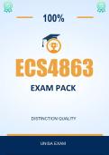 ECS4863 EXAM PACK 2026 