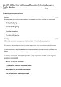 ULL ACCT 526 Final Exam Set &vert; Advanced Accounting Review&comma; Key Concepts & Practice Questions