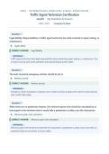 IMSA Traffic Signal Technician Level II &vert; Questions and Verified Answers &vert; Grade A &vert; 100&percnt; Correct &lpar;2026 &sol; 2027 Update&rpar;