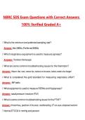 NBRC SDS Exam &lpar;Latest 2026&sol;2027 Update&rpar; Complete Questions and Guide Answers&comma; 100&percnt; Verified Graded A&plus;