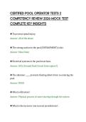 CERTIFIED POOL OPERATOR TESTS 2&NewLine;COMPETENCY REVIEW 2026 MOCK TEST&NewLine;COMPLETE KEY INSIGHTS