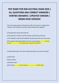 TEST BANK FOR HIM 410 FINAL EXAM 2026 &vert; ALL QUESTIONS AND CORRECT ANSWERS &vert; VERIFIED ANSWERS &vert; UPDATED VERSION &vert; BRAND NEW VERSION&excl;