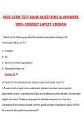 Pass CCRN Test Bank &lpar;Latest 2026&sol;2027 Update&rpar; Complete Questions and Guide Answers&comma; 100&percnt; Verified Graded A&plus;