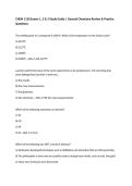CHEM 1120 Exams 1&comma; 2 & 3 Study Guide &vert; General Chemistry Review & Practice Questions