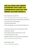 WGU&lowbar;D551&lowbar;FRAUD&lowbar;AND&lowbar;FORENSIC&lowbar;ACCOUNTING&lowbar;STUDY&lowbar;GUIDE&lowbar;2026&lowbar;COMPREHENSIVE