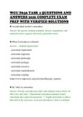 WGU D636 TASK 2 QUESTIONS AND&NewLine;ANSWERS 2026 COMPLETE EXAM&NewLine;PREP WITH VERIFIED SOLUTIONS