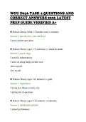 WGU D636 TASK 2 QUESTIONS AND&NewLine;CORRECT ANSWERS 2026 LATEST&NewLine;PREP GUIDE VERIFIED A&plus;