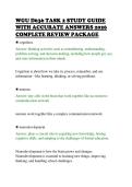 WGU D636 TASK 2 STUDY GUIDE&NewLine;WITH ACCURATE ANSWERS 2026&NewLine;COMPLETE REVIEW PACKAGE