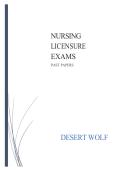 Nursing Licensure Exams Past Papers &ndash; Comprehensive Board Examination Questions with Answers and End-of-Chapter Review Materials