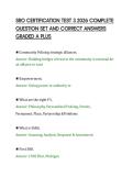 SRO CERTIFICATION TEST 3 2026 COMPLETE&NewLine;QUESTION SET AND CORRECT ANSWERS&NewLine;GRADED A PLUS&NewLine;
