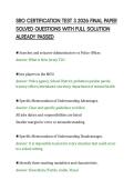 SRO CERTIFICATION TEST 3 2026 FINAL PAPER&NewLine;SOLVED QUESTIONS WITH FULL SOLUTION&NewLine;ALREADY PASSED&NewLine;