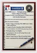 NSG 3280 Exam 1 &ndash; Pathophysiology &lpar;2026&rpar; &vert; Galen College of Nursing &vert; Complete Practice Exam Questions & Verified Answers with Detailed Rationales &vert; Latest Study Guide &vert; A&plus; Graded