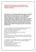 EMT FISDAP EXAM 300 ACTUAL QUESTIONS AND &NewLine;CORRECT ANSWER WITH RATIONALE NEW UPDATE &NewLine;ALREADY GRADED A&plus;  