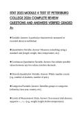 STAT 2023 MODULE 4 TEST ST PETERSBURG&NewLine;COLLEGE 2026 COMPLETE REVIEW&NewLine;QUESTIONS AND ANSWERS VERIFIED GRADED&NewLine;A&plus;