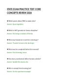 STATE EXAM PRACTICE TEST CORE&NewLine;CONCEPTS REVIEW 2026&NewLine;