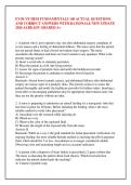 EVOLVE HESI FUNDAMENTALS 140 ACTUAL QUESTIONS &NewLine;AND CORRECT ANSWERS WITH RATIONALE NEW UPDATE &NewLine;2026 ALREADY GRADED A&plus; 