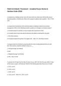 FNAN 522 Module 7 Homework &ndash; Complete Finance Review & Solutions Guide &lpar;2026&rpar;