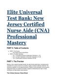 &lbrack;S-Tier&rsqb; New Jersey CNA Certification Test Bank 2026&sol;2027 &vert; 44&plus; Elite Scenarios&comma; Clinical Skills & Rationales