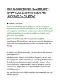 STATE FARM ESTIMATICS EXAM CONCEPT&NewLine;REVIEW GUIDE 2026 PARTS LABOR AND&NewLine;LABOR RATE CALCULATIONS