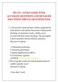 MN 576   STUDY GUIDE WITH &NewLine;ACCURATE QUESTIONS AND DETAILED &NewLine;SOLUTIONS &vert;100&percnt;GUARANTEED PASS&vert;