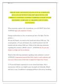 NREMT EMT COGNITIVE EXAM ACTUAL COMPLETE &NewLine;REAL EXAM NEWEST 2026-2027 QUESTIONS AND &NewLine;CORRECT ANSWERS &lpar; EXPERT VERIFIED AND DETAILED &NewLine;ANSWERS&rpar; &vert; ALREADY A&plus; GRADED &vert; GET IT 100&percnt; &NewLine;ACCURATE&excl;&excl;