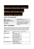 2026&sol;2027 Florida Podiatric Medical Board Law Exam &vert; S-Tier Elite Universal Test Bank &lpar;33&plus; Q&A&rpar;
