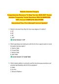 Robotic-Assisted Surgery  &NewLine;Comprehensive Resource To Help You Ace 2026-2027 Exams &NewLine;Includes Frequently Tested Questions With ELABORATED &NewLine;100&percnt; Correct COMPLETE SOLUTIONS  &NewLine;Guaranteed Pass First Attempt&excl;&excl; Current Update&excl;&excl;