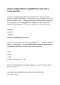 FNAN 522 Final Exam Review &ndash; Complete Finance Study Guide & Practice Test &lpar;2026&rpar;