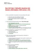 NURS 5337 QUIZ 1 TELEHEALTH &vert; QUESTIONS AND ANSWERS &vert; 2026 UPDATE &vert; 100&percnt; CORRECT - UTA