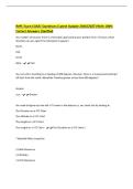 RePL Exam CASA&vert; Questions &lpar;Latest Update 2026&sol;2027&rpar; With 100&percnt;&NewLine;Correct Answers &vert;Verified