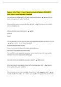 Ryanair Initial Topic 2 Exam&vert; Questions &lpar;Latest Update 2026&sol;2027&rpar;&NewLine;With 100&percnt; Correct Answers &vert;Verified