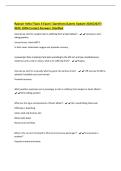 Ryanair Initial Topic 3 Exam&vert; Questions &lpar;Latest Update 2026&sol;2027&rpar;&NewLine;With 100&percnt; Correct Answers &vert;Verified