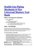 2026&sol;2027 Seattle Gas Piping Mechanic License &vert; S-Tier Mastery Test Bank &vert; 33&plus; QA & Rationales