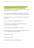 Semmelweis Entrance Exam Medicine Biology&vert; Questions &lpar;Latest&NewLine;Update 2026&sol;2027&rpar; With 100&percnt; Correct Answers &vert;Verified