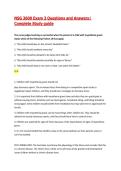 NSG 3600 Exam 3 Questions and Answers&vert; Complete Study guide