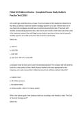FNAN 522 Midterm Review &ndash; Complete Finance Study Guide & Practice Test &lpar;2026&rpar;