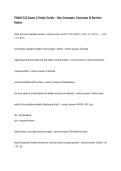 FNAN 522 Exam 2 Study Guide &ndash; Key Concepts&comma; Formulas & Review Notes