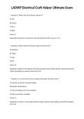 LADWP Electrical Craft Helper Ultimate Exam