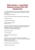 NURS 120 Exam 1 &ndash; Actual NCLEX Questions & Answers &lpar;WCU&rpar; 100&percnt; Guarantee Pass &lpar;2026&sol;2027&rpar;