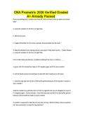CNA Prometric 2026 Verified Graded A&plus; Already Passed