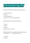 STNA PRACTICE SOLUTION SHEET 2026&NewLine;QUESTIONS WITH CORRECT ANSWERS