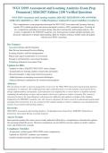 WGU D293 Assessment and Learning Analytics Exam Prep&NewLine;Document &vert; 2026&sol;2027 Edition &vert; 250 Verified Questions