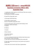 NURS 120 Exam 2 &ndash; Actual NCLEX Questions & Answers &lpar;WCU&rpar; 100&percnt; Guarantee Pass &lpar;2026&sol;2027&rpar;