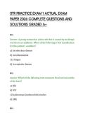 STR PRACTICE EXAM 1 ACTUAL EXAM&NewLine;PAPER 2026 COMPLETE QUESTIONS AND&NewLine;SOLUTIONS GRADED A&plus;&NewLine;