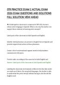 STR&lowbar;PRACTICE&lowbar;EXAM&lowbar;2&lowbar;ACTUAL&lowbar;EXAM&lowbar;2026&lowbar;EXAM&lowbar;QUESTIONS&lowbar;AND&lowbar;SOLUTIONS