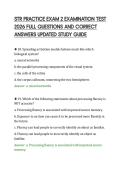 STR PRACTICE EXAM 2 EXAMINATION TEST&NewLine;2026 FULL QUESTIONS AND CORRECT&NewLine;ANSWERS UPDATED STUDY GUIDE